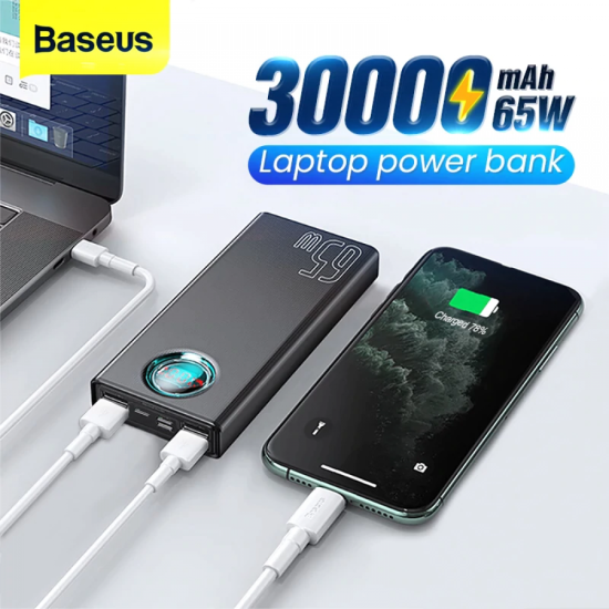 Baseus 30000mah 65W laptop Power Bank Price in Bangladesh 2022 | Famous ...
